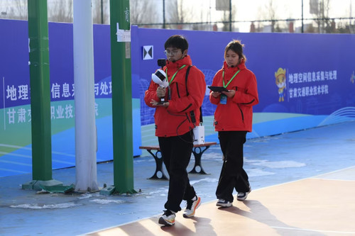 学院举办2025年甘肃省职业技能大赛“地理空间信息采集与处理”赛项