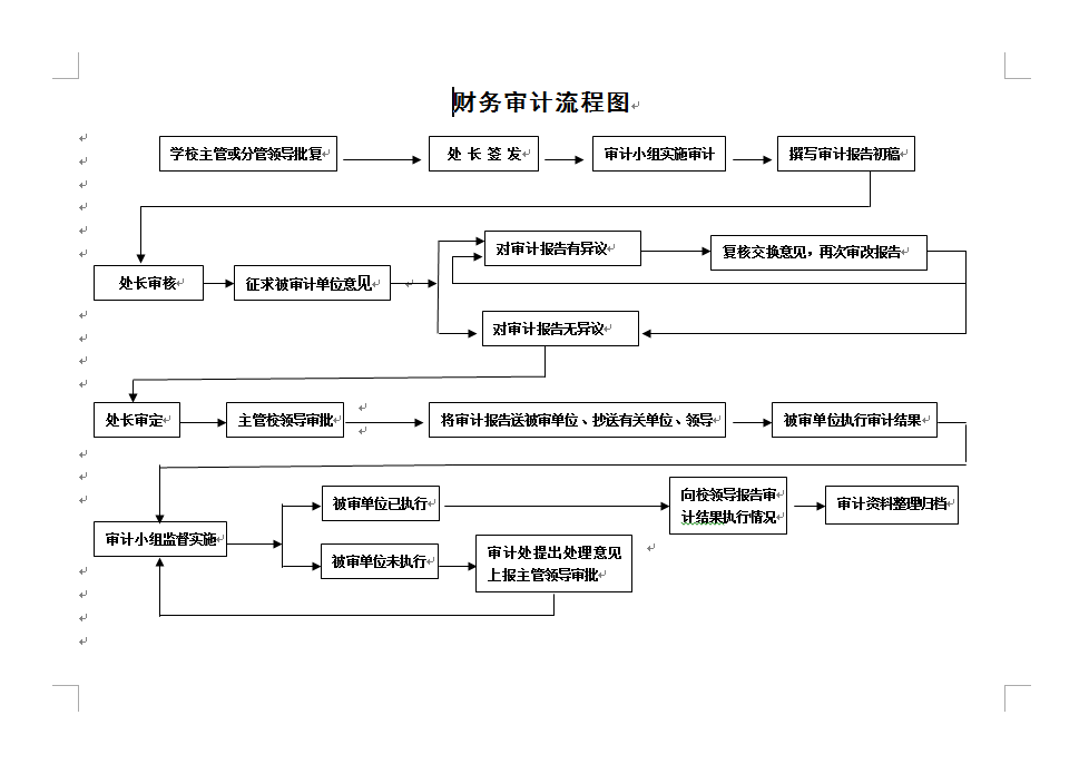 财务审计流程
