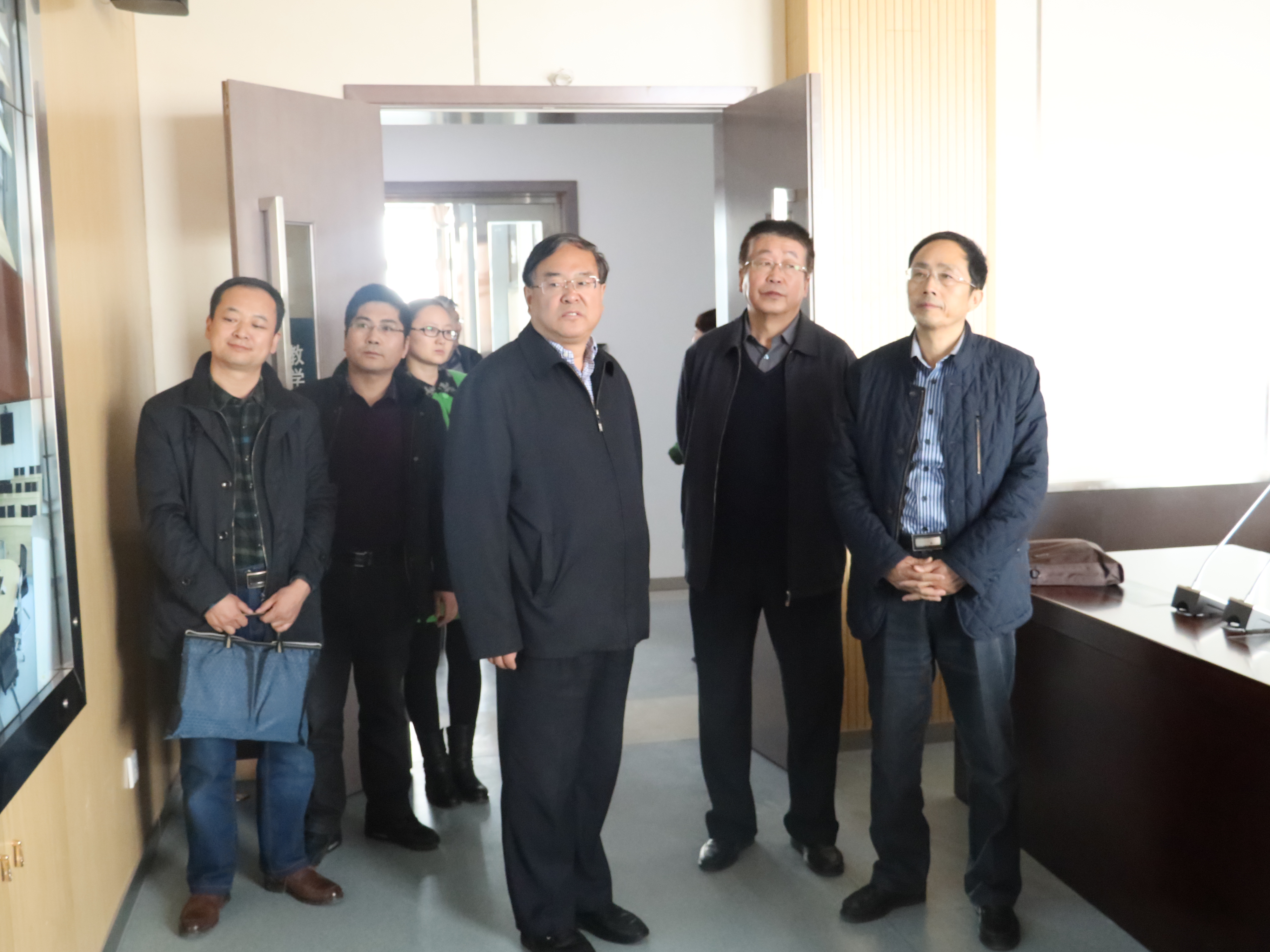 学院领导参观河西学院